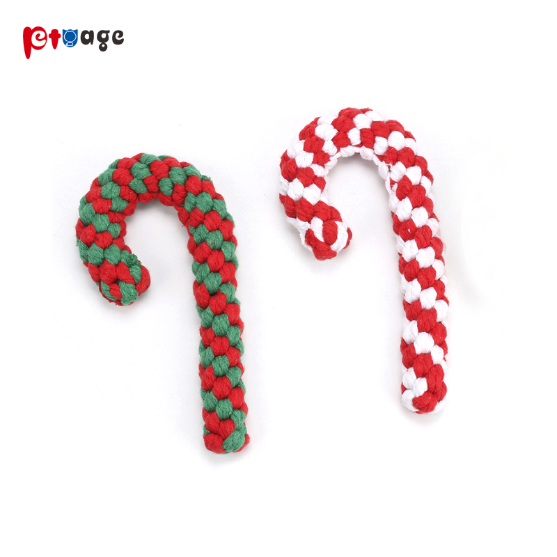 Dog Christmas Crutch Rope toys