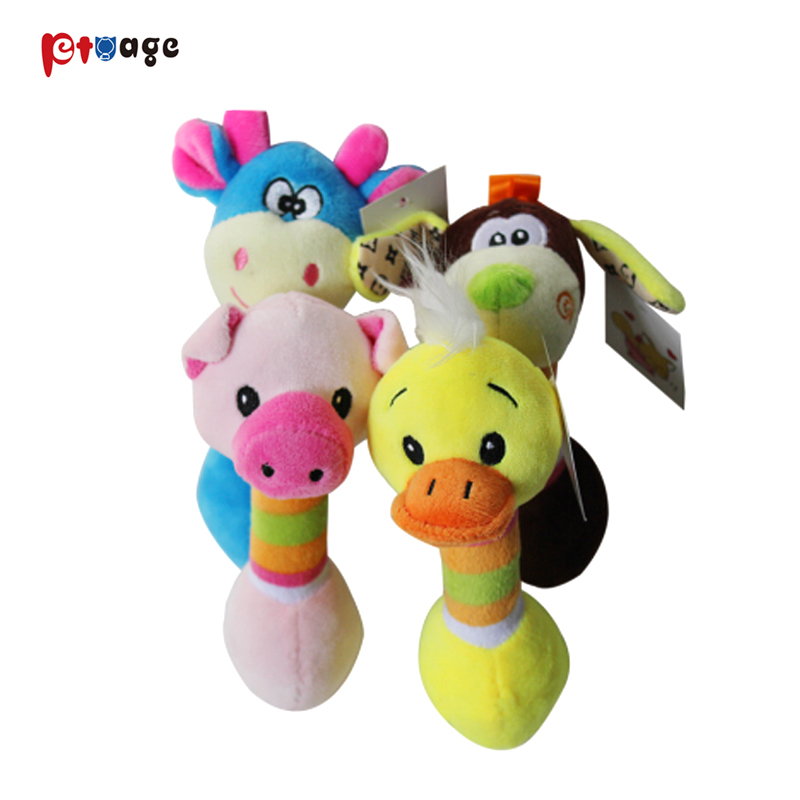 Squeaky Plush Animal Dog Toys